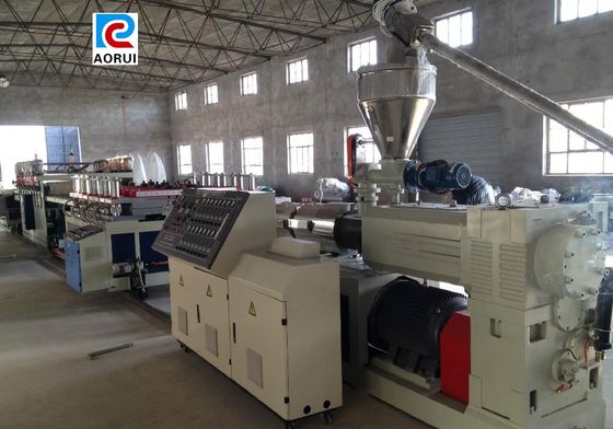 Recycled WPC Foam Board Machine , PP / PE / PVC Plastic Board Extrusion Line