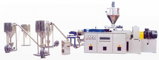 PET Washed Plastic Granules Machine , Recycled PET Film Pelletizer Extrusion Line