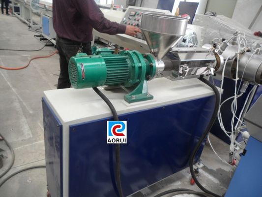 Conical Double Screw Extruder PVC Conduit Pipe Making Machine , CSA