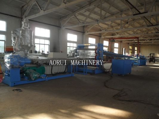 Solid Door WPC Plastic Board Extrusion Line With Conical Twin Screw