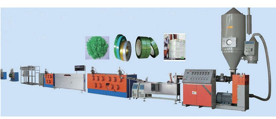 Automatic Single Screw Strapping Band Machine For PET Packing Belt / Drawbench Production