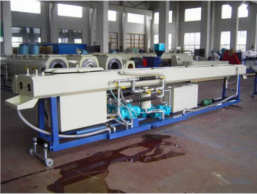 High Output PE Pipe Extrusion Line Twin Pipe Single Screw Extruder Machine