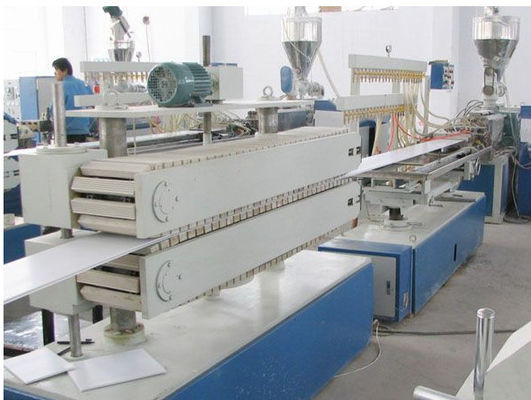 Wooden Plastic Product Pvc Sheet Extrusion Line / Machine Fully Automatic