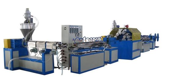 PVC Soft Pipe Plastic Extrusion Line / Fiber Reinforced Soft Pipe Making Machine