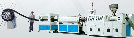 Single Screw Sprial Corrugated Pe Pipe Extrusion Line Fully automatic