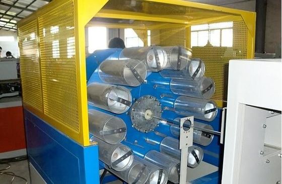 Double Screw Plastic Pvc Pipe Manufacturing Machine For Fiber Reinforced Hose