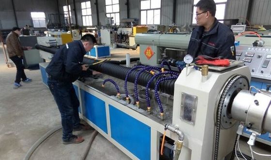Single Screw Plastic Extrusion Machine For PE PP Wire Cable Sprial Wrapping Band Pipe