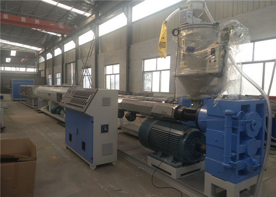 PE PP PPR Plastic Pipe Extrusion Line / PE Water Gas Transportation Extruder Machine