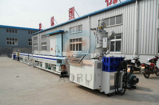 Hot / Cold Water Pipe Plastic Extrusion Line , PPR Pipe Plastic Extrusion Machine
