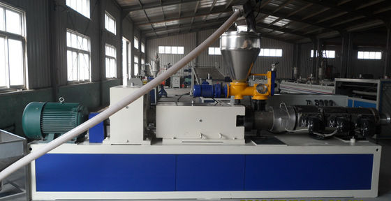 High output PVC Floor and door frame making machine , Double Screw