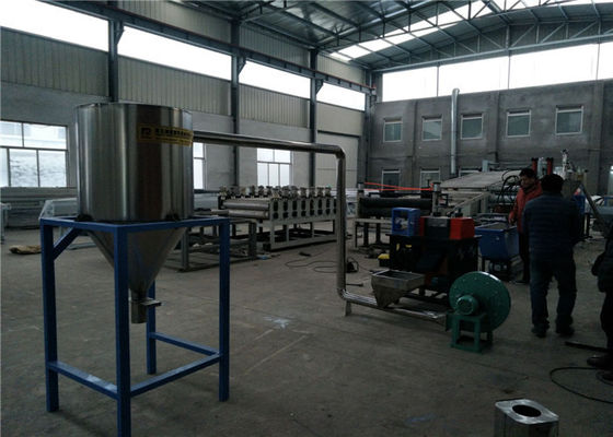 Fully Automatic Plastic Granules Machine , Waste PE Film Recycling Granulating Making Machinery
