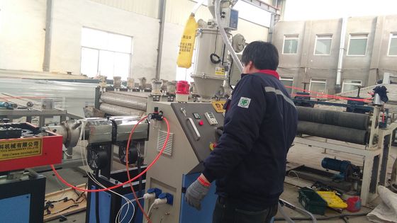 10kg/h Automobile PA PE PP Corrugated Pipe Extrusion Line