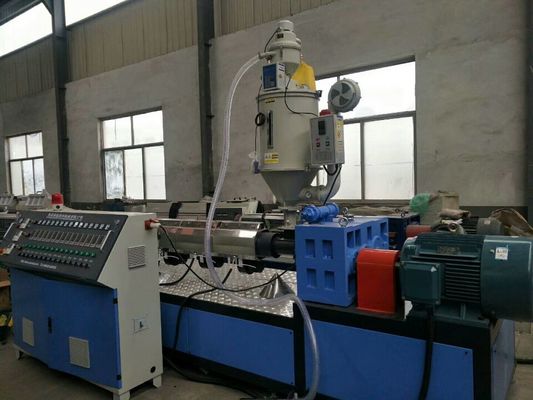 PPR Plastic Pipe Extrusion Line , PE Single Screw Extruder Water Pipe Making Machine