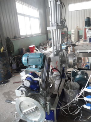PP / PE Two Stage Spaghetti Recycled Granule Single Screw Extruder