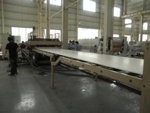 Bathroom PVC WPC WPC Foam Board Machine , Recycled Conical Twin Screw Extruder