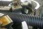 PVC Corrugated Pipe Machine Twin Screw Extruder , Single Wall pvc Corrugated Pipe Extruder