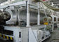 pvc Corrugated Pipe Production Line Twin Screw Extruder , Plastic Corrugated Pipe Making Machine