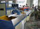Bule Plastic Profile Extrusion Line , Wood Plastic Wpc Profile Machine One Year Warranty