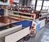 Fully Automatic WPC Foam Board Machine , WPC PVC Cabinet Furniture Foam Board Production Line