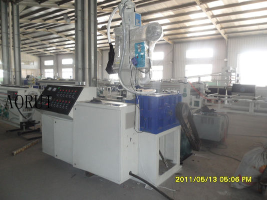 Professional Plastic Pipe Extrusion Line For Cable Single Screw Or Twin Screw Extruder
