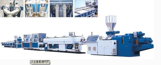 pp Plastic Pipe Extrusion Line , PP PE Plastic Twin Pipe Extrusion Production Line