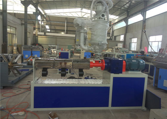 Single Screw PE / PPR / PERT Plastic Pipe Making Machine For Cool And Hot Water Pipe