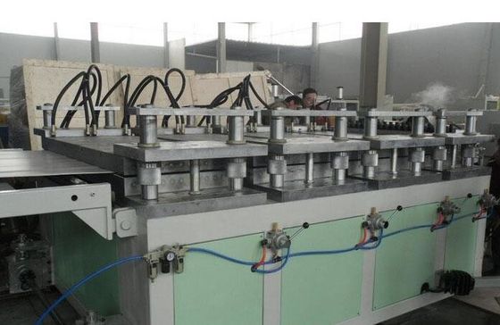 WPC Construction Template Making Machine , Wpc Production Line / Extruder