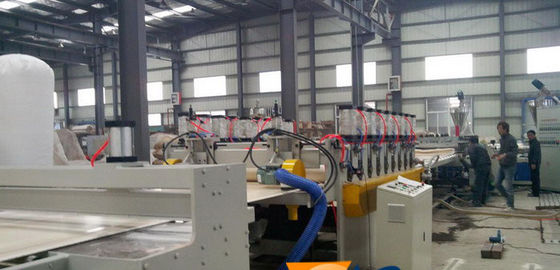 Water Resistance PVC / WPC Board Production Line Wpc Extrusion Line