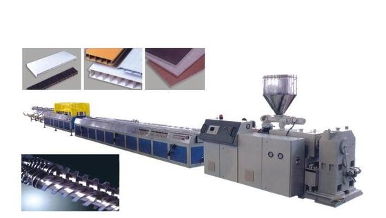 Artificial Marble Wood Plastic Composite Extrusion Line , PVC Profile Extrusion Machine