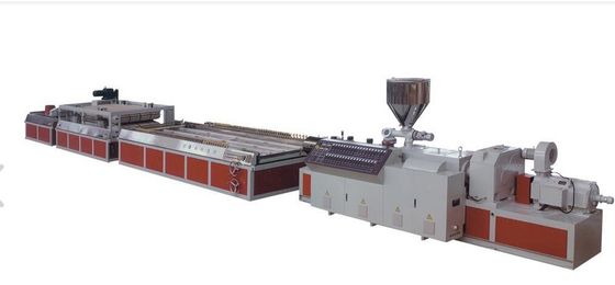 PVC + Wood Foamed Composite Board Extruder / Wood Plastic Composite Machinery