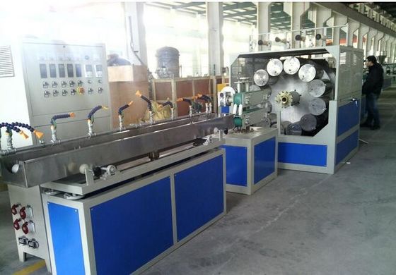 High Efficiency Single Screw Plastic Pipe Extrusion Line With Siemens Motor