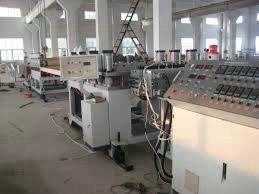 Construction Template WPC Board Production Line / Making Machine , CE ISO9001 Certificate