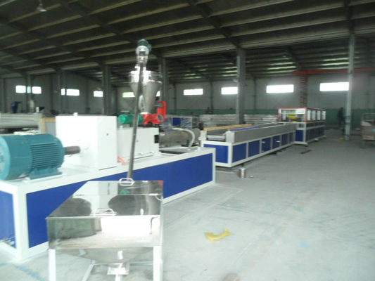 Plastic Profile Production Line , High Speed Double Screw Extruder