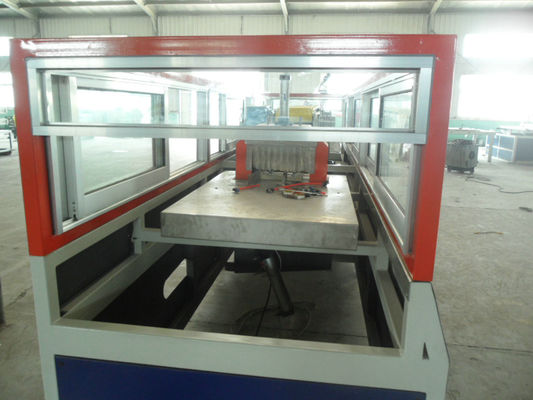 Automatic PE WPC Extrusion Line , Conical Twin Screw Extruder