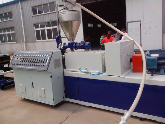PP / PE Electric Wire Corrugated Plastic Pipe Extrusion Line , Corrugated Pipe Extruder