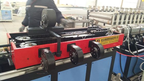 Double Screw Corrugated Pipe Extrusion Machine 60kg/H 10m/Min