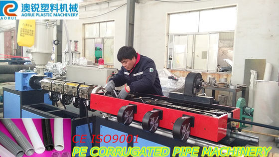 HDPE Corrugated Plastic Pipe Extrusion Machine Fully Automatic