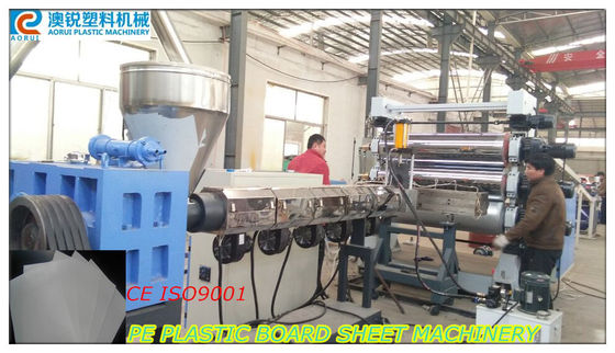 Plastic WPC Foam Sheet Extrusion Line with 38Cr MOAIA Screw &amp; Barrel Material