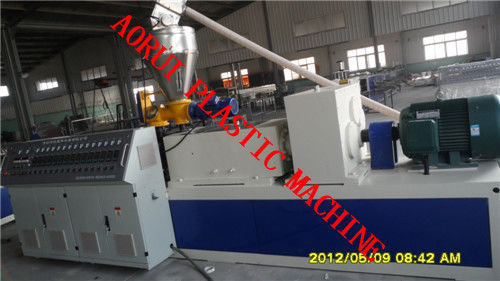 Automatic Twin Screw Plastic Profile Extrusion Line For WPC Tray / Terrace