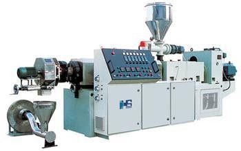 PVC Plastic Granules Machine , High Speed Pellet Extruder