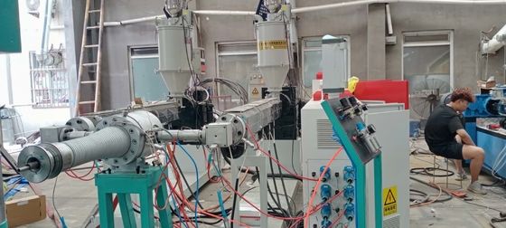 HPVC Double Wall Dwc Pipe Manufacturing Machine CNC Finishing