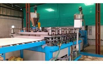 Waste Plastic Extrusion Line , WPC Foam Board Extrusion Equipment