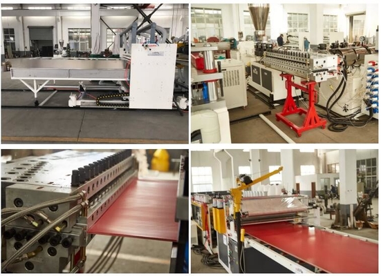 300KW PVC Celuka Foam Board Making Machine WPC Board Production Line