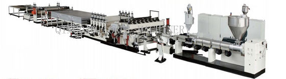 Good price One Screw Plastic Sheet Extrusion Machine , Hollow Grid Sheet Extrusion Line online