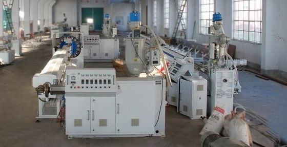 Good price Double Screw Plastic Pipe Manufacturing Machine PVC Fiber Reinforced Soft Pipe Extruder online