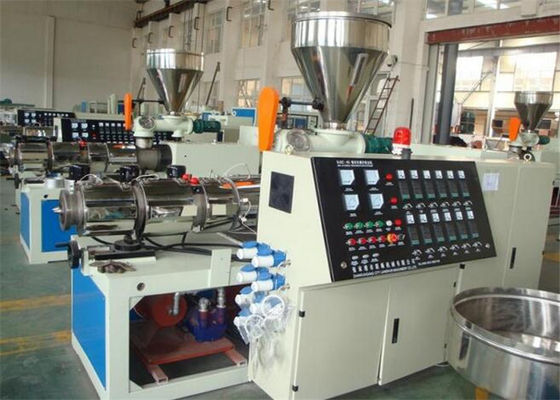 Good price Plastic PVC Pipe / Profile / Board / Sheet Twin Screw Extrusion Machine 80-100KG/H online