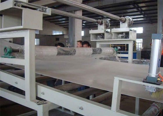Good price Marble Plastic Sheet Extrusion Line , PVC Artificial Wall Panel Profile Making Machine online