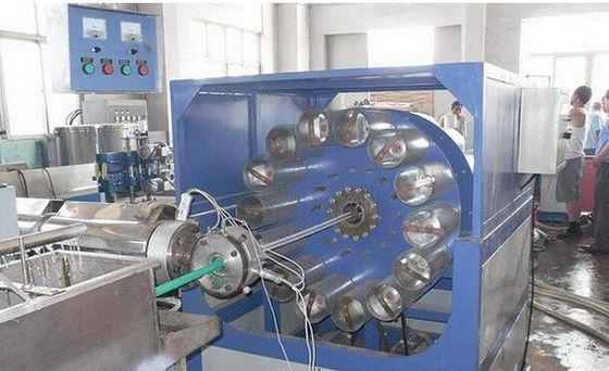 Good price PVC Fiber Enhancing Soft Pipe Extrusion Equipment / Gridding Pipe Making Machine online