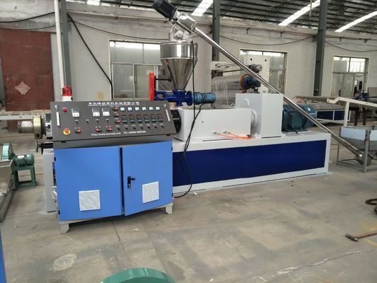 Good price Electrical PVC Cable Plastic Granules Machine Twin Screw PVC Pelletizing Machine online