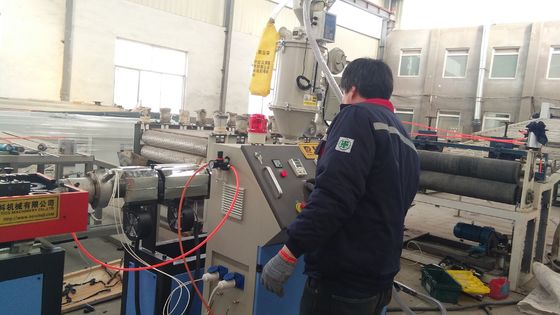 Good price High-Efficiency SJ65/33 HDPE Single Wall Corrugated Pipe Extrusion Machine online